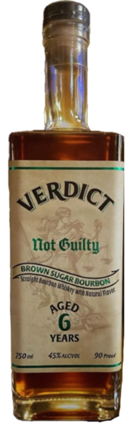 Verdict Not Guilty Brown Sugar Bourbon spirit image