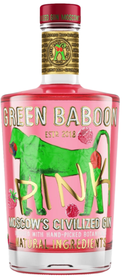 Green Baboon Pink Gin spirit image