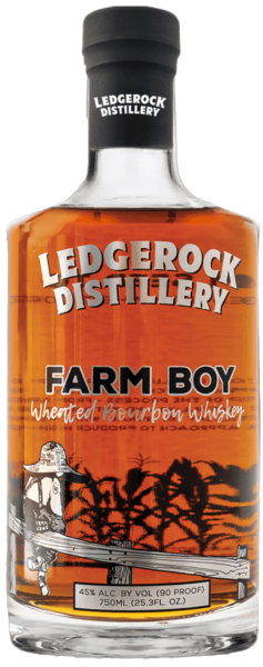 Ledgerock Distillery Farm Boy Wheated Bourbon Whiskey spirit image