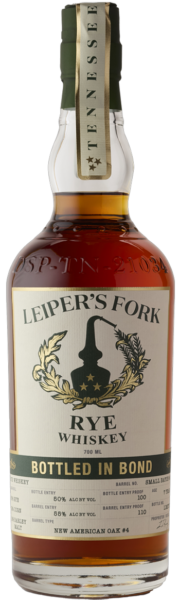 Leiper’s Fork Rye Whiskey Bottled-in-Bond spirit image