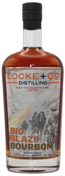 Locke + Co Distilling Big Blaze Bourbon spirit image