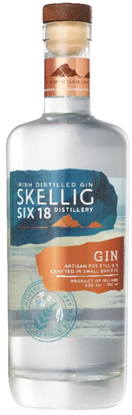 Skellig Six18 Artisan Pot Still Gin spirit image