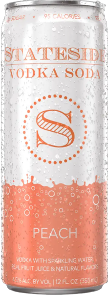 Stateside Vodka Soda Peach spirit image