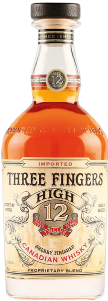 Three Fingers High Canadian Whisky 12 Years spirit image