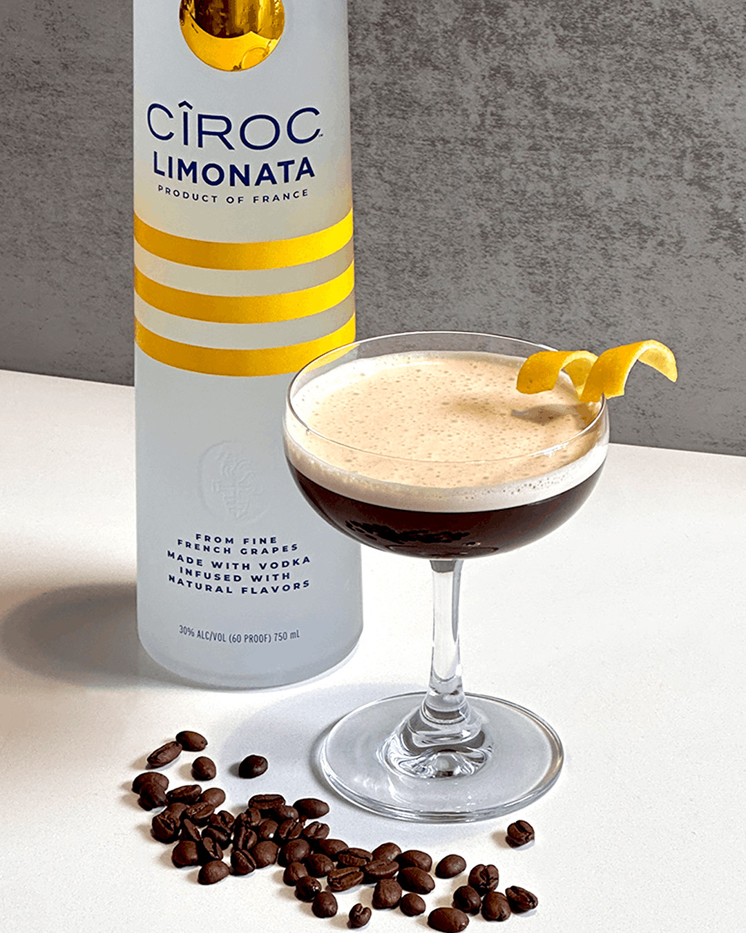 CÎROC Limon ’Spro Martini cocktail image