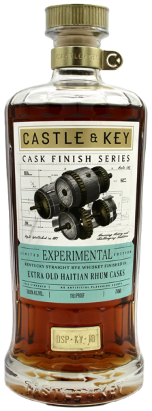 Castle & Key Rye Finished in Extra Old Haitian Rhum Casks spirit image