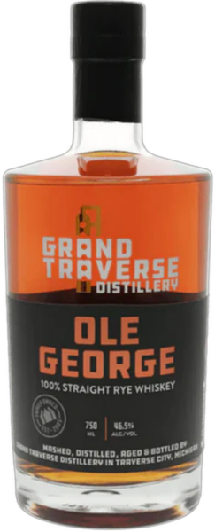Grand Traverse Distillery Ole George Rye Finished in Maple Syrup Barrels spirit image