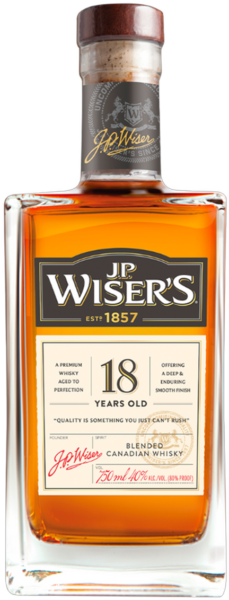 J.P. Wiser’s Blended Canadian Whisky 18 Years Old spirit image