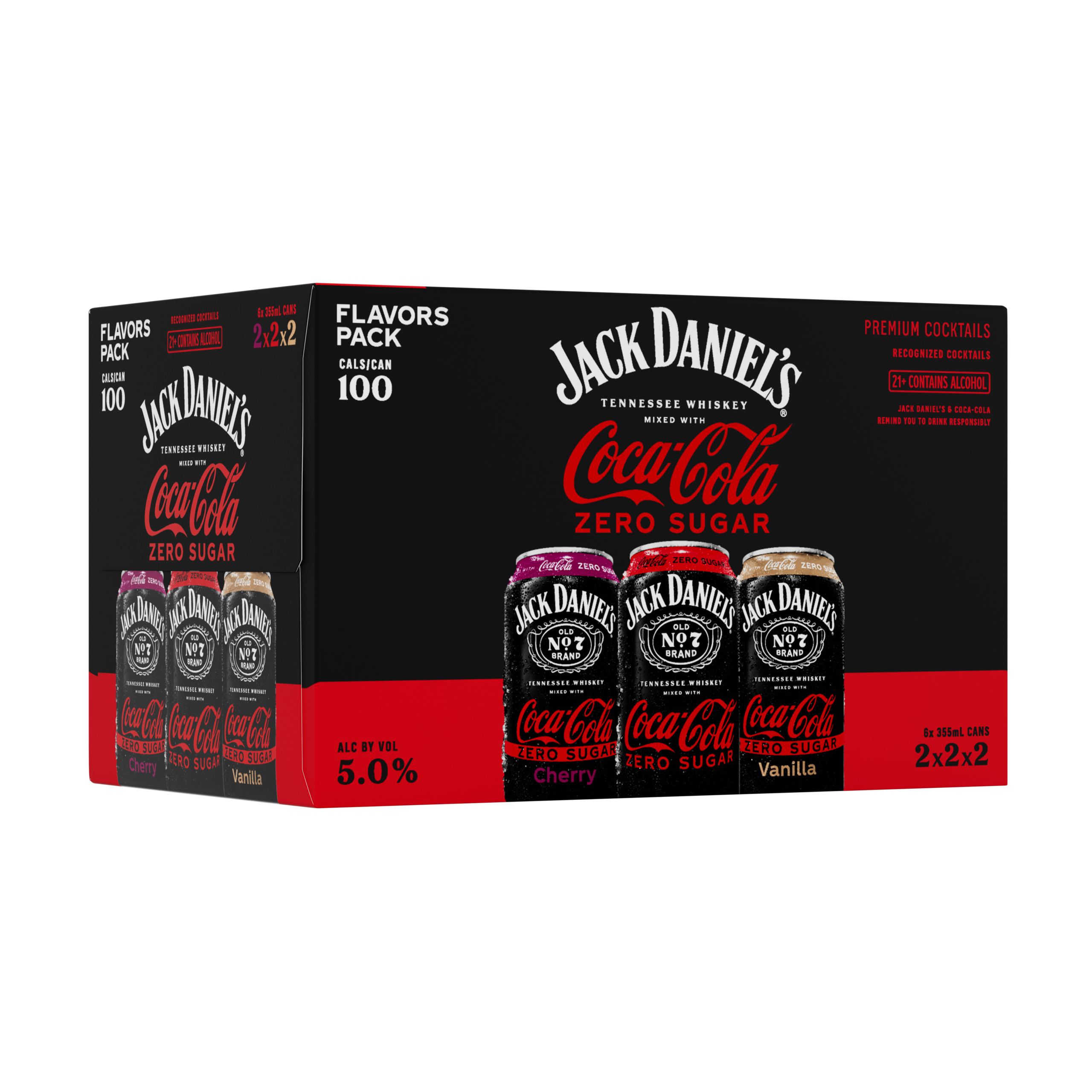 Jack & Coca-Cola Zero Sugar