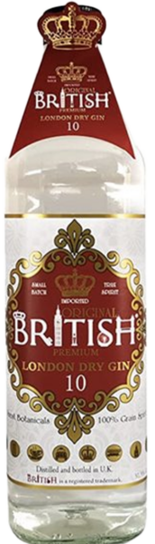 Original British London Dry Gin spirit image