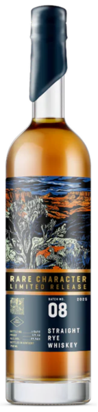 Rare Character Limited Release Straight Rye Whiskey Batch No. 08 2025 spirit image