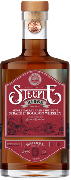 Steeple Ridge Lonely Oak Distillery Cask Strength Rye Single Barrel spirit image
