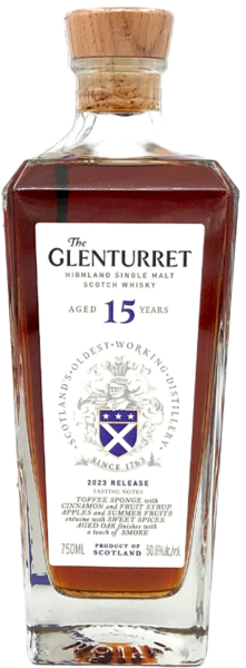 The Glenturret Highland Single Malt Scotch 15 Years 2024 Release spirit image