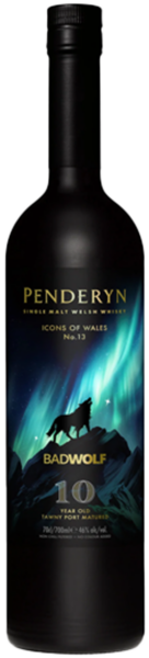 Penderyn Icons Of Wales No.13 BADWOLF spirit image