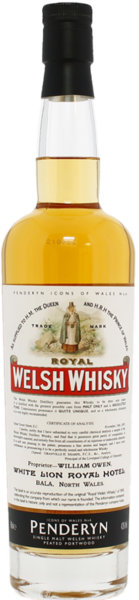 Penderyn Icons of Wales No.6 Royal Welsh Whisky spirit image