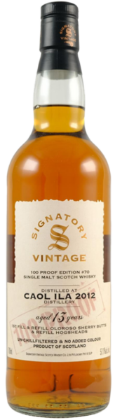 Signatory Vintage Caol Ila 2012 spirit image
