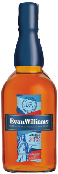 Evan Williams Single Barrel Vintage America 250 Commemorative Edition spirit image