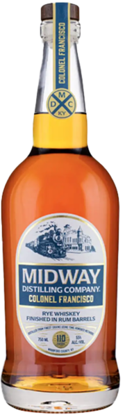 Midway Distilling Company Colonel Francisco Rye Finished in Rum Barrels spirit image