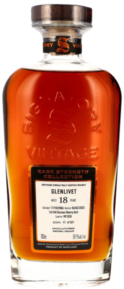 Signatory Vintage Glenlivet 18 Years spirit image