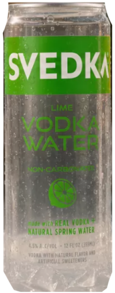 Svedka Vodka Water Lime spirit image