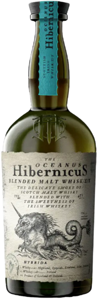The Oceanus Hibernicus Blended Malt Whiskey Hybrida spirit image