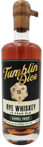 Tumblin’ Dice 13 Year Straight Rye Barrel Proof spirit image
