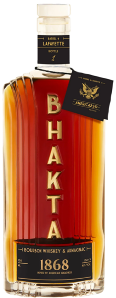 Bhakta 1868 Bourbon whiskey & Armagnac spirit image