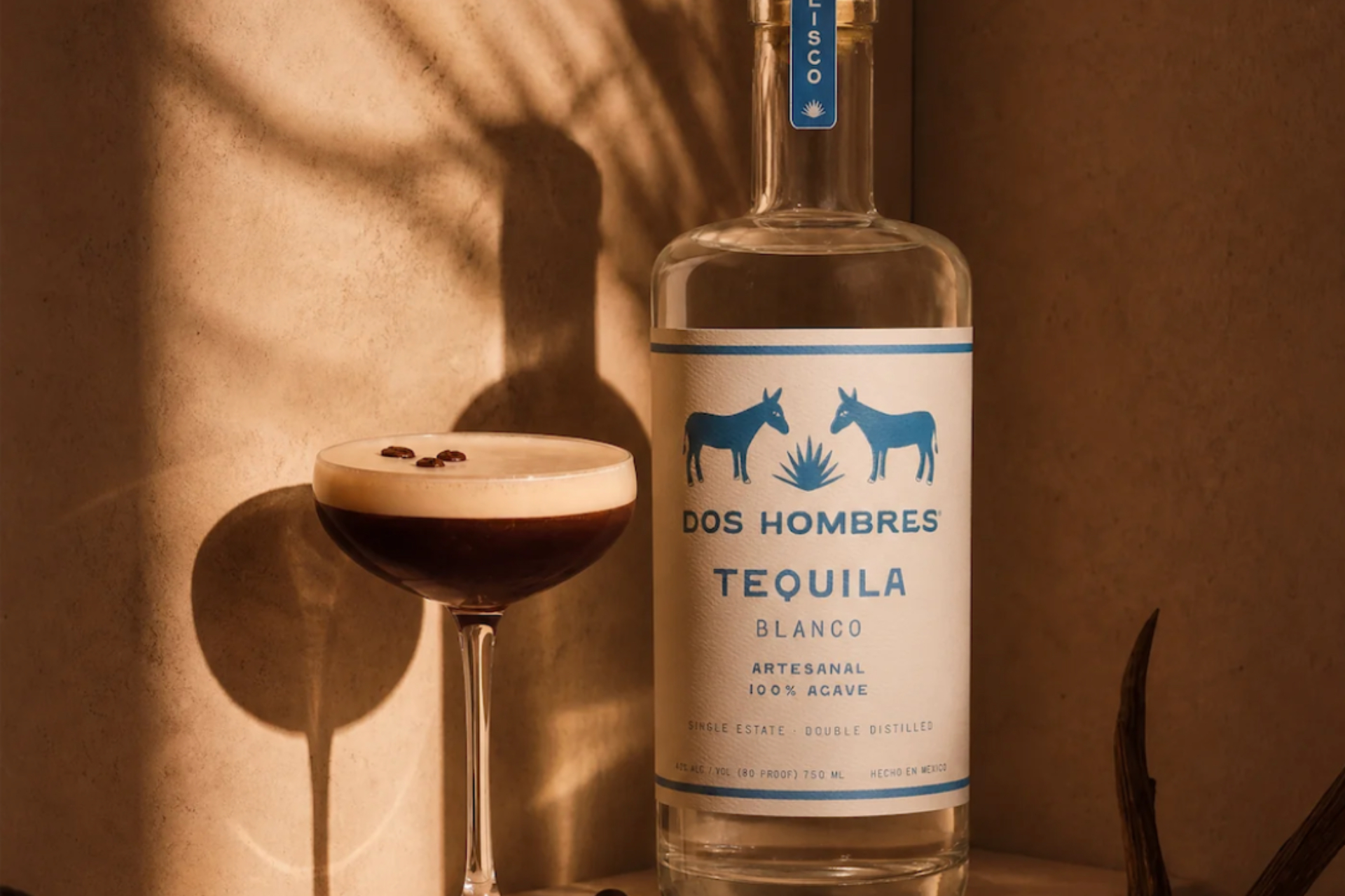 Dos Hombres Blanco Espresso Martini cocktail image