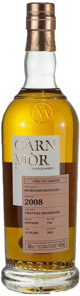Càrn Mòr Strictly Limited Benrinnes 12 Years 2008 spirit image