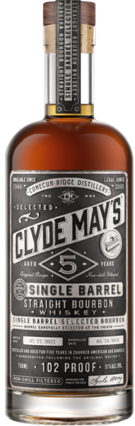 Clyde May’s Single Barrel 5 Years Straight Bourbon spirit image