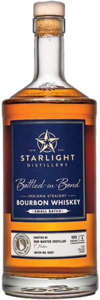 Starlight Distillery Bottled-in-Bond Bourbon Curated by Dana Huber spirit image