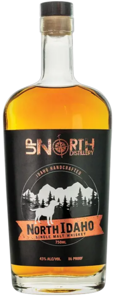 Up North Distillery North Idaho Single Malt Whiskey spirit image