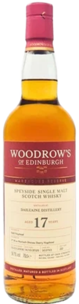 Woodrow’s of Edinburgh Dailuaine 17 Years 2008 Speyside Single Malt Scotch spirit image