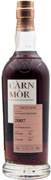 Càrn Mòr Glen Elgin Single Malt Scotch 13 Years 2007 spirit image