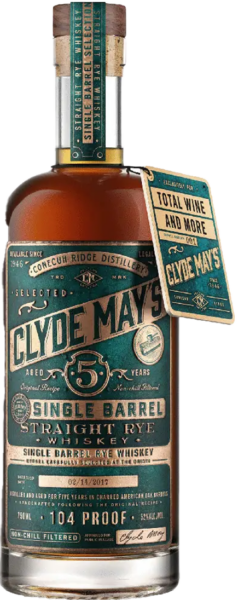 Clyde May’s Single Barrel Rye spirit image