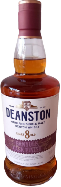 Deanston 8 Years Banyuls Cask Finish Highland Single Malt Scotch spirit image