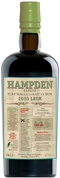 Hampden Estate Pure Single Jamaican Rum 2010 LROK spirit image
