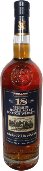 Kirkland Signature 18 Year Highland Single Malt Scotch Sherry Cask Finish spirit image