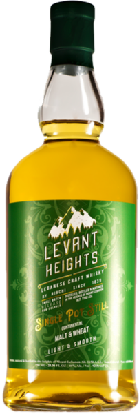 Levant Heights Single Pot Still Malt & Wheat Lebanese Craft Whisky spirit image