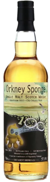 Old Orkney Malt 2006 Orkney Sponge Edition OO3 Single Malt Scotch spirit image