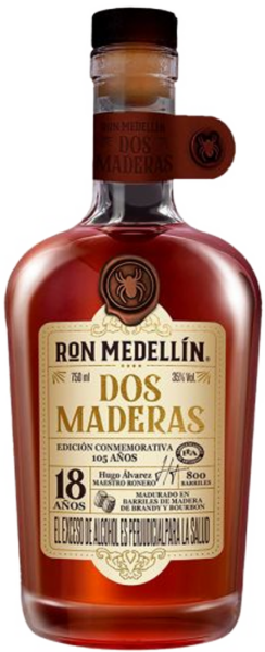 Ron Medellín Dos Maderas 18 Años spirit image