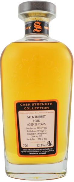 Signatory Vintage Glenturret 1986 26 Years Cask Strength Collection spirit image