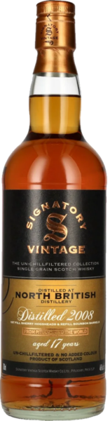 Signatory Vintage North British 17 Years 2008 spirit image