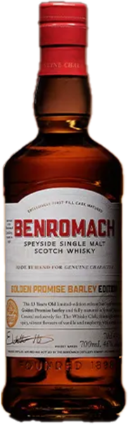 Benromach 13 Years Golden Promise Barley Edition Speyside Single Malt Scotch spirit image