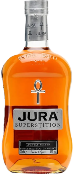 Jura Superstition Lightly Peated Single Malt Scotch spirit image