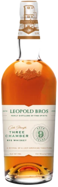 Leopold Bros. Three Chamber Rye 9 Year Cask Strength spirit image
