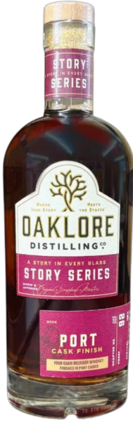 Oaklore Story Series Port Cask Finished Four Grain Bourbon spirit image