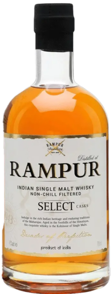 Rampur Indian Single Malt Whisky Vintage Select Casks spirit image