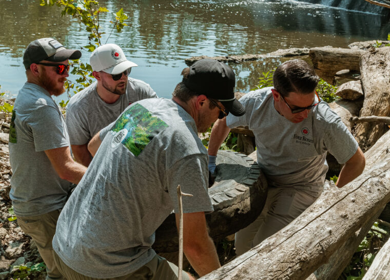 Four Roses Marks 10th Salt River Cleanup With Limited Bourbon spirit image