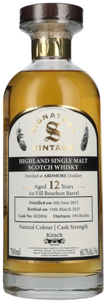 Signatory Vintage Ardmore 2012 Aged 12 Years spirit image
